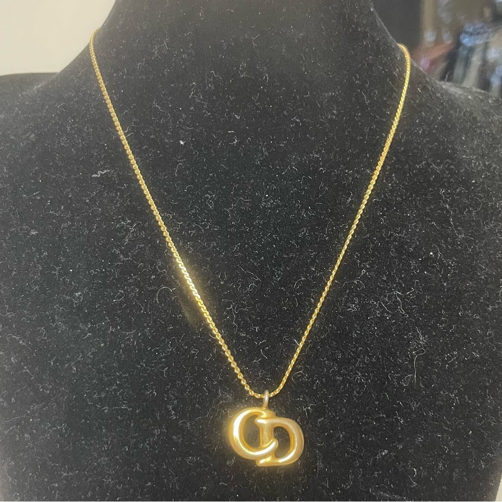 Dior Necklace with Iconic CD Pendant